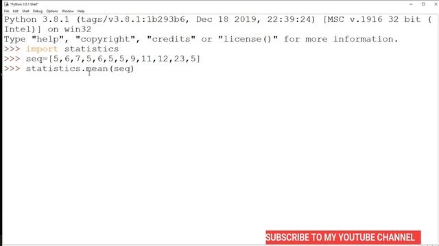 Python Program to calculate mean ,mode and median | Statistics () смотреть онлайн