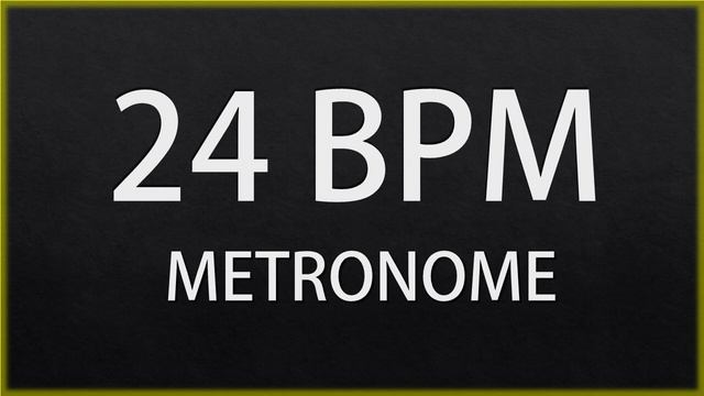 24 BPM - METRONOME смотреть онлайн