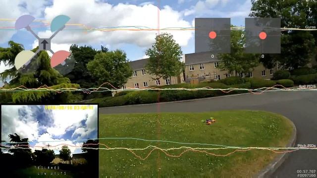 Gnat 130mm Quadcopter Blackbox PID tuning смотреть онлайн