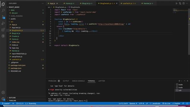 Complete React Tutorial #25 Re-using custom hook смотреть онлайн