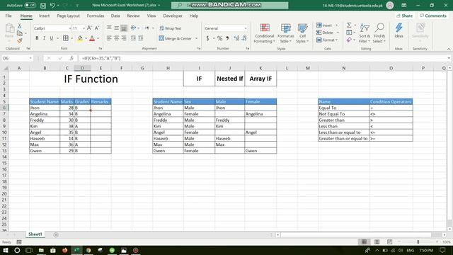 Excel if function Explained | Google sheet Nested If Statement | Excel Array IF смотреть онлайн
