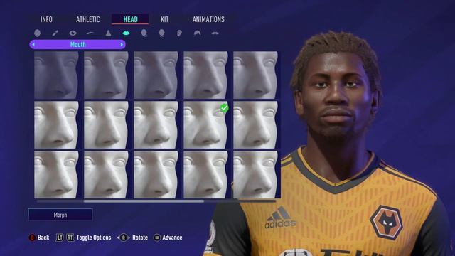 FIFA 21 faces Virtual Pro club look alike Adama Traoré // Wolverhampton // Spain смотреть онлайн