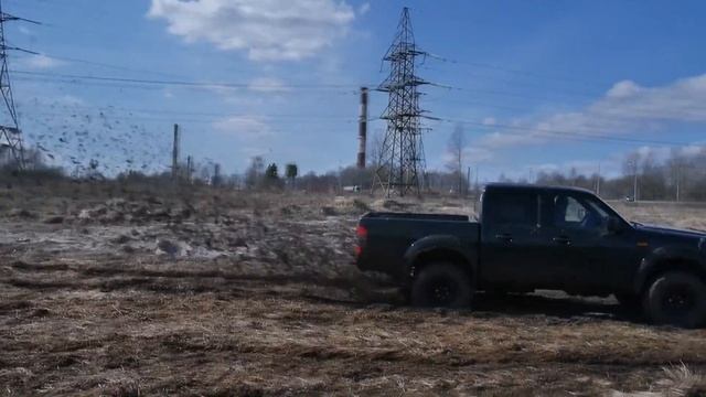 FORD Ranger 2010, first time off-road, первый раз на бездорожье смотреть онлайн