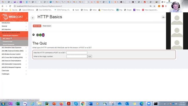 WebGoat help session смотреть онлайн