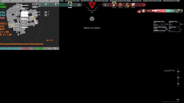 Pentium G2030 + GeForce GT 1030 = VALORANT смотреть онлайн