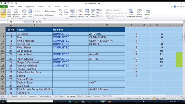 Resize Column in Excel | Remove Gridlines | Resize Row | Excel guides for Beginners Video#8 смотреть онлайн
