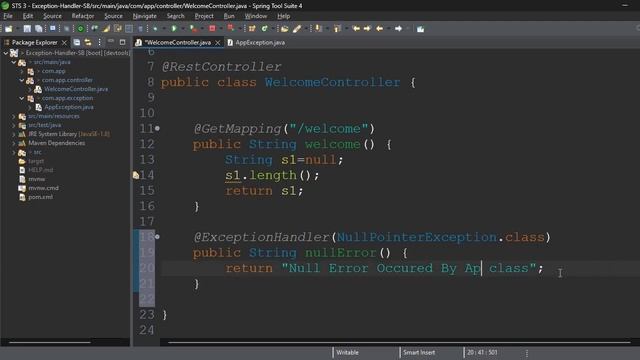 Exception Handling In Spring Boot || @RestControllerAdvice || @ExceptionHandler || Gunji Ashok Java смотреть онлайн