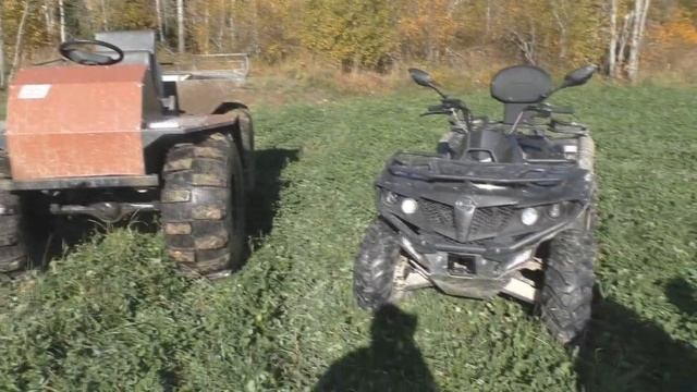 Вездеход-квадроцикл, обзор нашего вездеходика. смотреть онлайн