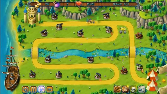 Medieval Defenders walkthrough - Hard Plains Battle - Level 13 смотреть онлайн