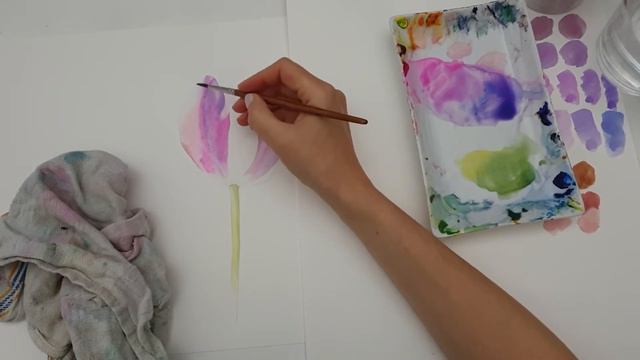 3 Tipps für dein Blumenaquarell смотреть онлайн