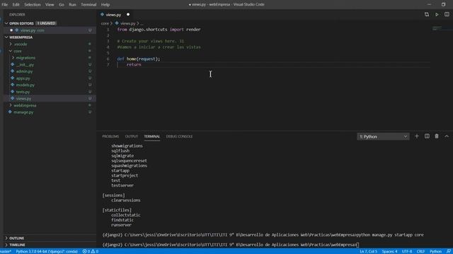 ? Web Empresarial ? con Django y Python? ??? ? Video 1 - 2020 смотреть онлайн