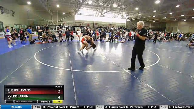 16U BOYS 132 Russell Evans UT Vs Kyler Larkin AZ смотреть онлайн