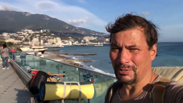 Зимнее велопутешествие 2022 по юбк. Доехал в Ялту. Солнечно, тепло и жарко смотреть онлайн