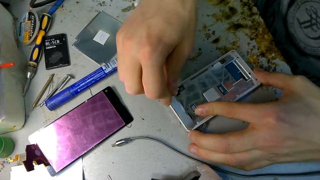 Sony Xperia Z1 Compact без разборки замена дисплея модуля смотреть онлайн