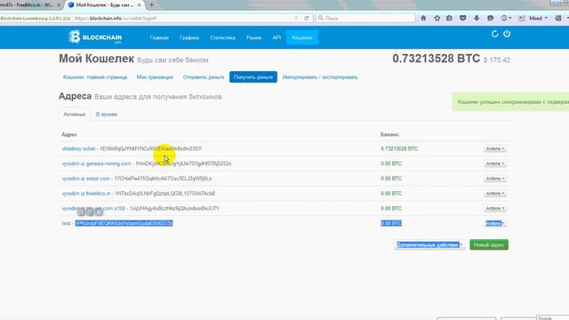 Как создать Биткоин Кошелек и вход в личный кабинет Blockchain кошелек за 2 минуты смотреть онлайн