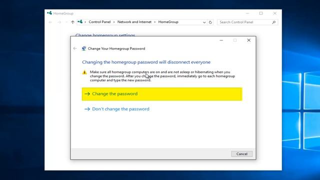 How To Change Homegroup Password In Windows 10 смотреть онлайн