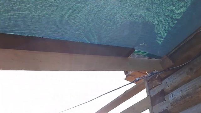 Сделан навес, закуплена базальтовая вата, стройка продолжается. смотреть онлайн