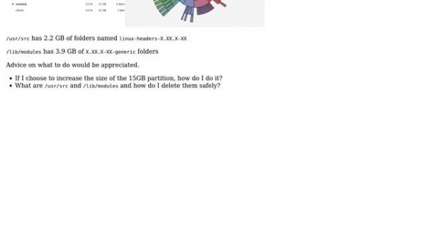 Ubuntu low disk space on Filesystem root. How to resize root or delete files?