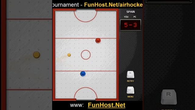 Воздушный Хоккей турнир - видео игры смотреть онлайн