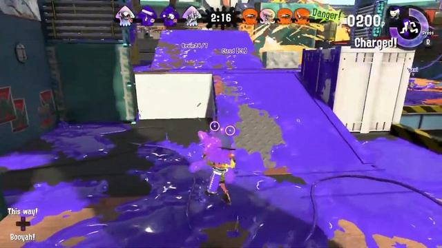 Splatoon 2 : CANT ESCAPE THE BOMB WHAT!!! смотреть онлайн