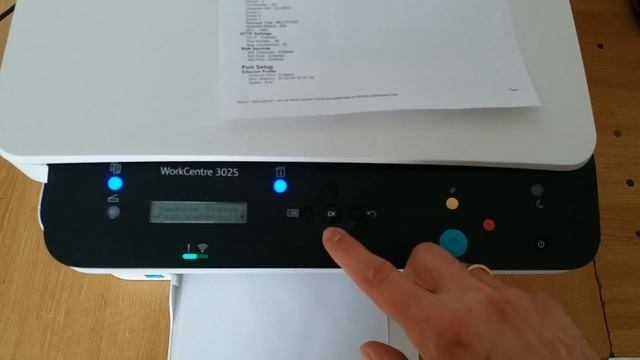 Xerox WokCentre 3025 disable Configuration Repot page at startup смотреть онлайн