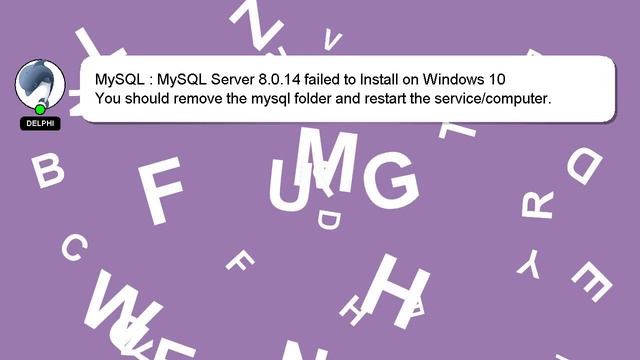 MySQL : MySQL Server 8.0.14 failed to Install on Windows 10 смотреть онлайн