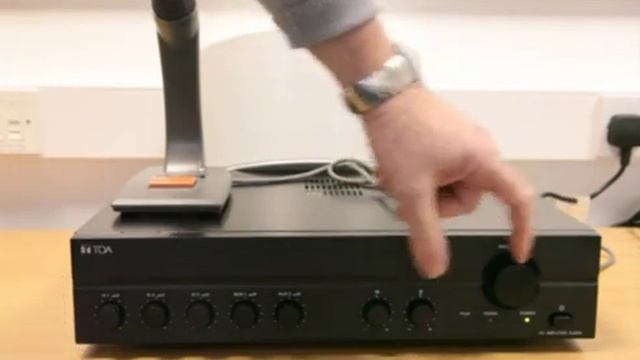 Connecting and setting up a TOA A-2000 series public address amplifier смотреть онлайн