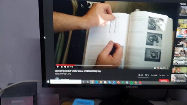 Mercedes W124 ignition lock cylinder replacement and tool explanation. смотреть онлайн