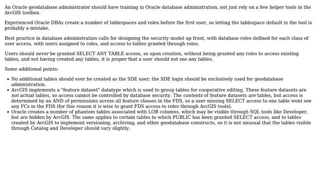 GIS: Privileges for Oracle users created using the ArcGIS Create Database User tool (2 Solutions!!) смотреть онлайн