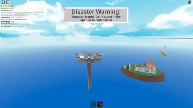 Roblox natural disaster survival but an admin or hacker summons a black hole смотреть онлайн