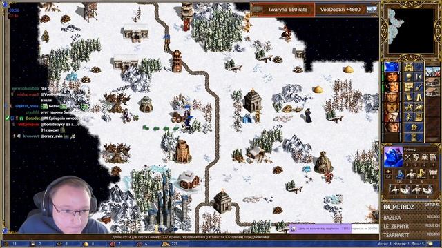 Герои 3. HOTA:JC. VooDooSh(Башня) vs Twaryna(Крепость) 27.10.2021 смотреть онлайн
