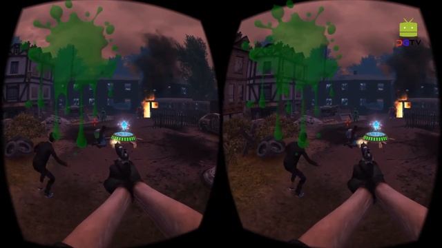 VR Shooter Zombie Android VR Cardboard Gameplay [HD] смотреть онлайн