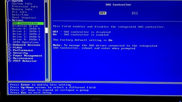 Dell Precision 690 BIOS setup for SATA смотреть онлайн