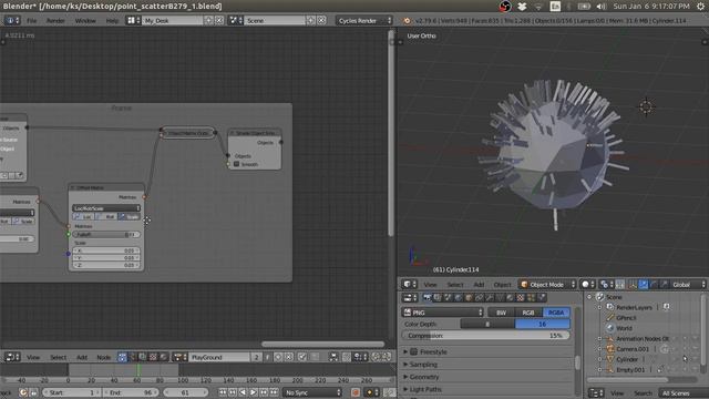 Point-Scatter Group Node of Animation Nodes for Blender 2.79, Blender 2.80 / Breakdown смотреть онлайн