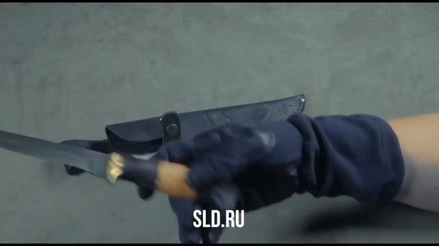 Туристический Нож Ладья Кайман (береста, дамаск) смотреть онлайн