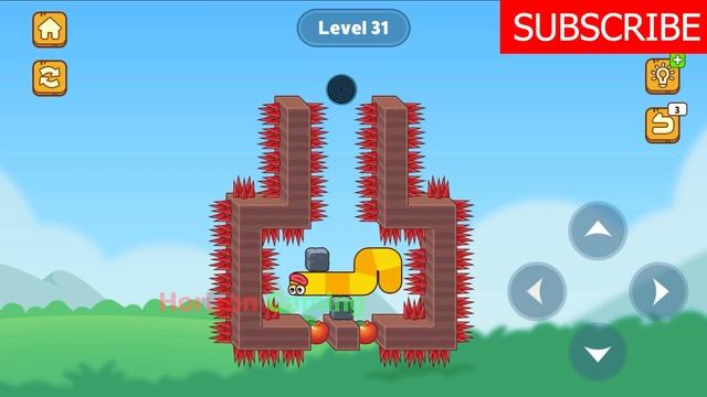 Hungry Worm - Greedy Worm LEVEL 31 - Gameplay Walkthrough Android IOS смотреть онлайн