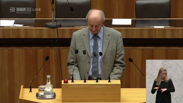 Nationalratssitzung VI Gerhard Schmid ohne Fraktion 2021770025 смотреть онлайн