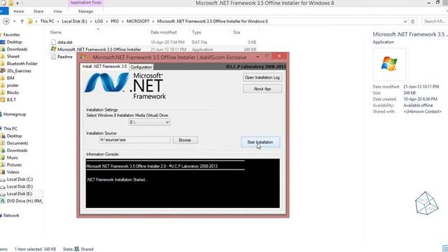 حل مشكل تنصيب Microsoft Net Framework 3.5 смотреть онлайн