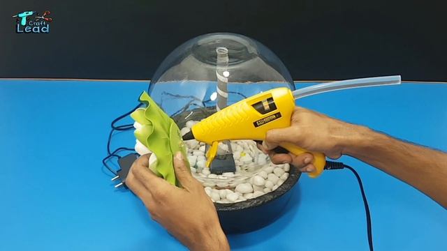 Tabletop Water Fountain Using Fish Bowl | Home Made Mushroom Fountain |DIY| смотреть онлайн