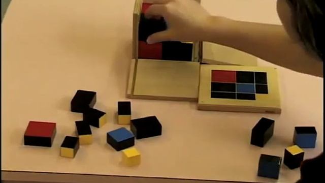 Монтессори-материалы: Презентация триномиального куба смотреть онлайн