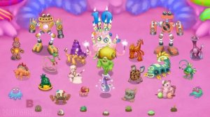 Остров сладостей. Озвучуа песни на русском. My singing monsters: The lost landscapes.