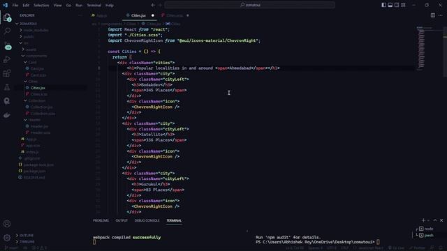 React Zomato Clone | UI Tutorial | Responsive Zomato website | React & SASS Tutorial for Beginners! смотреть онлайн