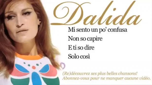 Dalida - Come prima - Paroles (Lyrics)