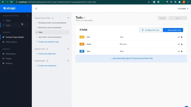 Strapi, React | Create a CRUD Todo app #1 Add todos in Strapi смотреть онлайн