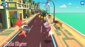 Говорящий Том: Погоня Героев Серия 2. Новая классная игра с Томом! Супергерои против енотов!