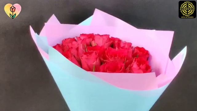 Букет из 19 розовых роз смотреть онлайн