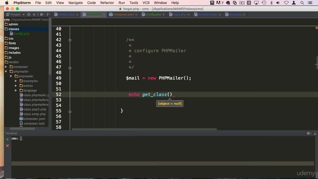 4 Sending email - CMS FEATURE - FORGOT PASSWORD SYSTEM - - SENDING EMAIL- PHP COURSE CMS PROJECT смотреть онлайн