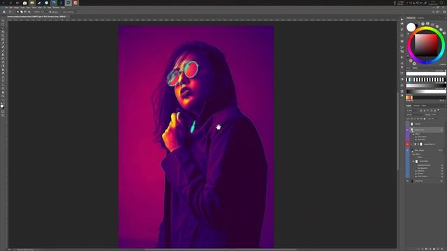 Color Gradient Photoshop Action - Demo Video смотреть онлайн