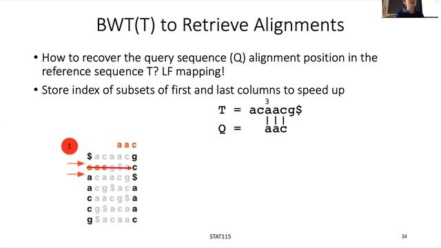 STAT115 Chapter 3.5.2 Borrows-Wheeler Alignment смотреть онлайн