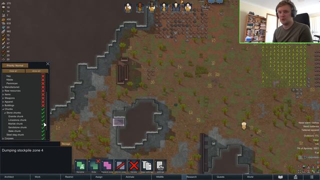 Just another day in on an ALIEN PLANET | Rimworld смотреть онлайн